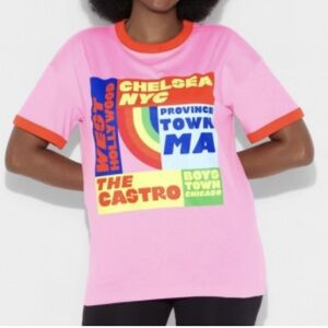 Target Pride Sporty Ringer Patchwork T-Shirt new 🆕